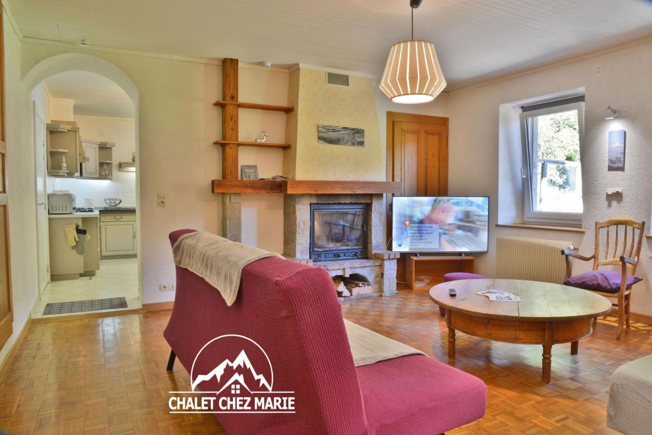 Appartement 6 Pers 70 M² Dans Chalet Chez Marie モントリオン エクステリア 写真